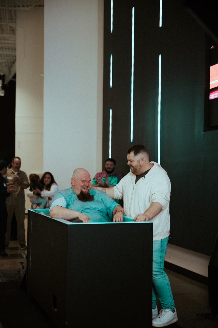 Ellis E. Pinkerton baptism photo